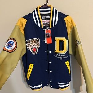 Degrassi Men’s Faux leather Varsity Jacket